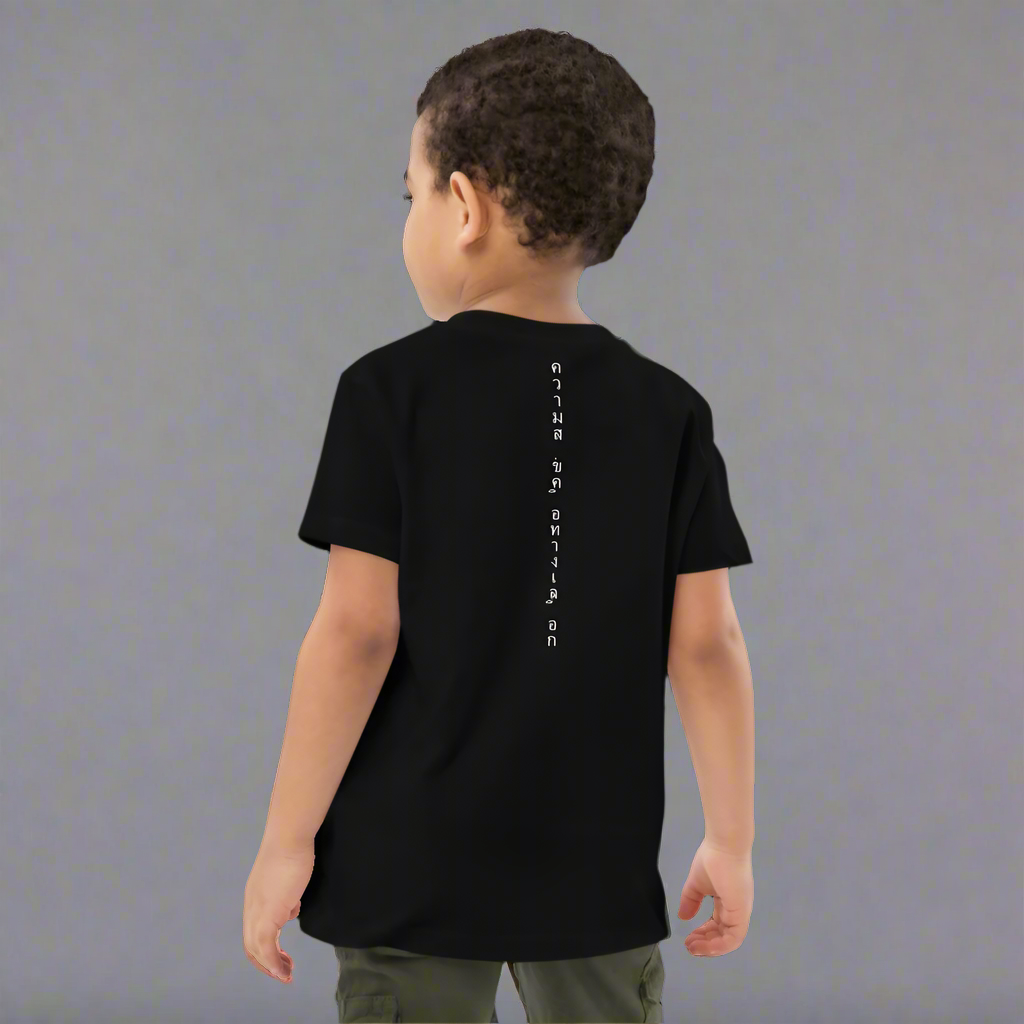 "Start with Joy" - Black and White