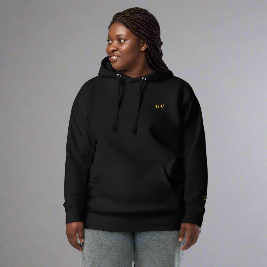"Strength in Softness" - Black and Yellow