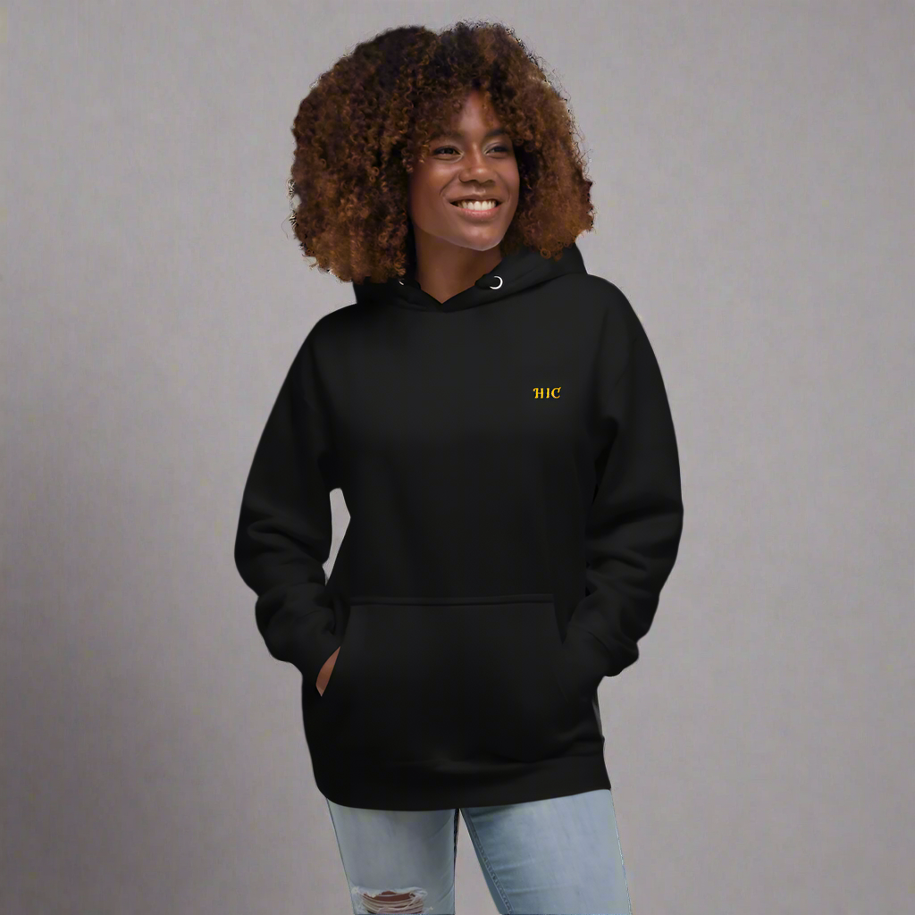 "Strength in Softness" - Black and Yellow