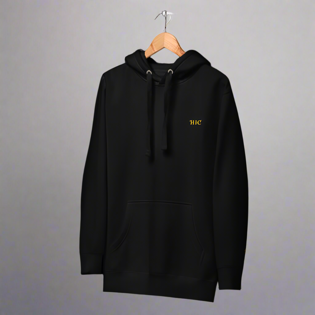 "Strength in Softness" - Black and Yellow